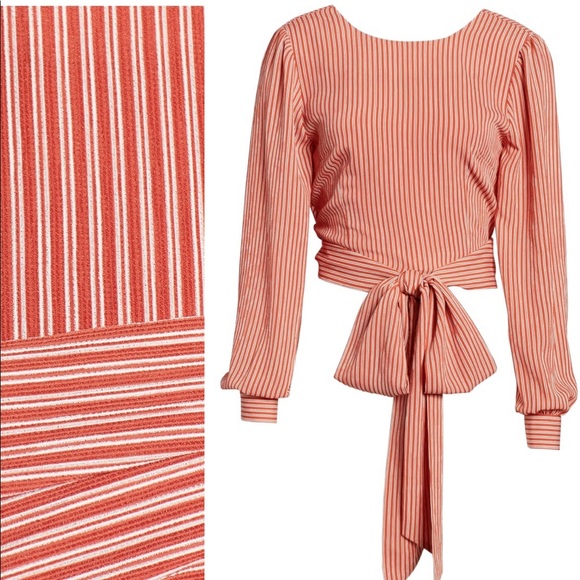 J.O.A. x Chrisslle Lim tie-waist top - Picture 4 of 7